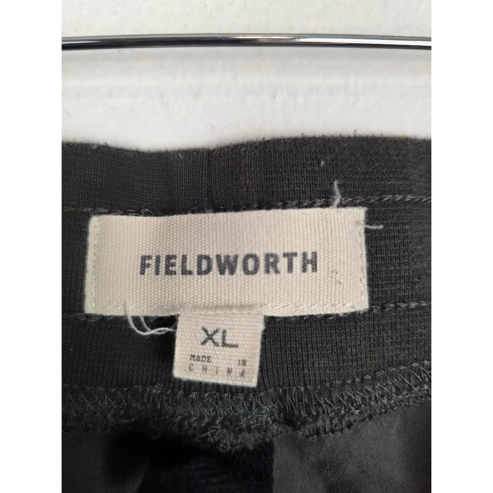 Fieldworth Pace Mens XL Jogger Pants Charcoal Gray Cargo Utility Tapered‎ Cotton